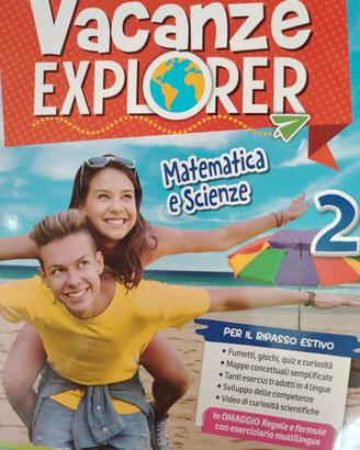 Libro scolastico per ripasso estivo medie