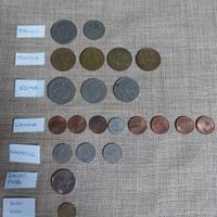 Monete Marocco Tunisia Kenya Canada Singapore emir