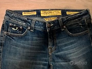 Jeans Jacob Cohen J713-S taglia 31 fatti a mano