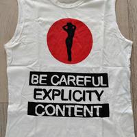 Canotta bianca smanicata Terranova