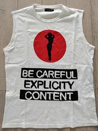 Canotta bianca smanicata Terranova