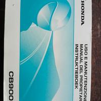 Honda Hornet 900 Libretto uso e manutenzione