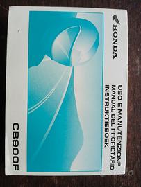 Honda Hornet 900 Libretto uso e manutenzione