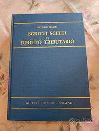 scritti scelti di diritto tributario - Berlieri