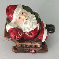Statuina Babbo Natale ceramica