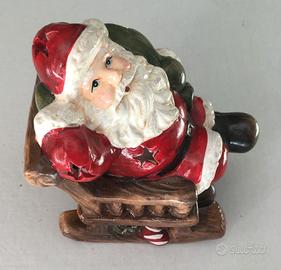 Statuina Babbo Natale ceramica
