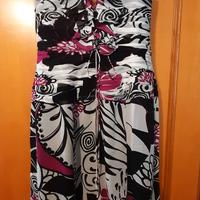 vestito lungo in pura seta donna