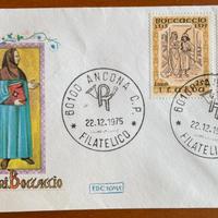 FDC Roma 1975 Boccaccio L.150 + L.100