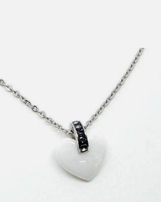 Brosway collana Tresor in acciaio e ceramica