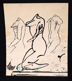 Pietro Lista Salerno – Disegno su cartoncino –3 f.