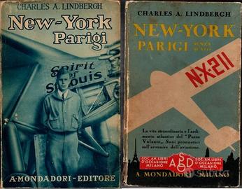 Libro su Charles A. Lindbergh New York - Parigi