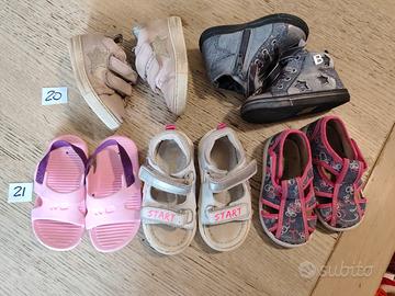 scarpe ciabatte bambina 20 21 22 23 25 26 5 27
