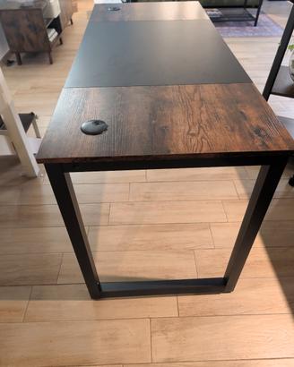 scrivania legno industrial