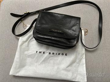Borsa in pelle The Bridge nera
