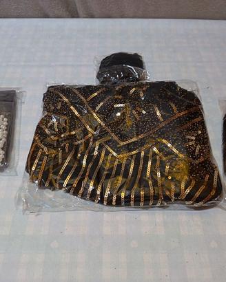 Abito da cocktail vintage Art Deco Gatsby NUOVO
