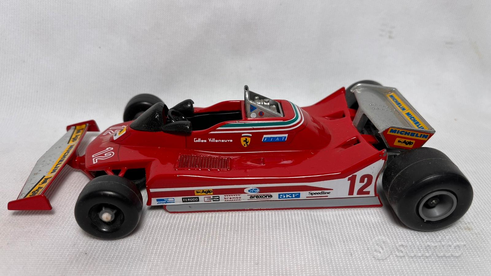 Polistil Ferrari 312 T4 échelle 1/22 - Gilles Villeneuve #12 1979 - Occasion