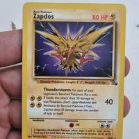 carta pokemon Zapdos 30/62 Fossil
