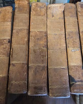 dizionario lingua italiana 1800