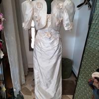 abito da sposa vintage sartoriale 