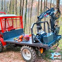 Caricatore forestale per motoagricole e rimorchi