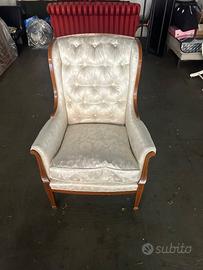 Poltrona Bergère inglese d’epoca