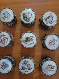 Lotto scatoline vintage segni zodiacali