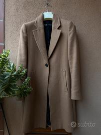 Cappotto cammello misto lana