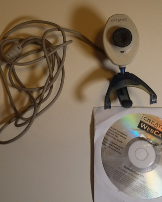 Webcam USB creative NX + cd installazione