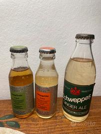 20 bottigliette vintage Cinzano e Schweppes