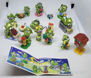 Serie Completa Kinder Stralunati 1998 con Cartina