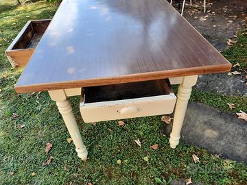 Tavolo da cucina artigianale degli anni '40