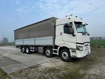 RENAULT 470 8x2 Euro 6 cassone centinato