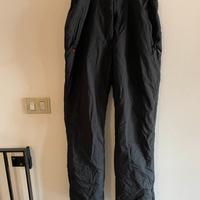 Salopette/pantalone nero da sci