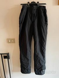 Salopette/pantalone nero da sci