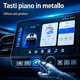 Autoradio 1 DIN 10.1" Girevole CarPlay Wireless