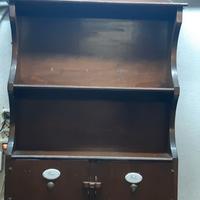 Piattaia-libreria in noce