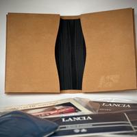 Porta documenti per lancia Delta Evo 2  alcantara