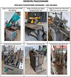 Macchinari per serramenti alluminio e ferro