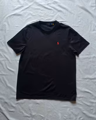 T-Shirt Polo Ralph Laurem Nera Taglia M Come Nuova