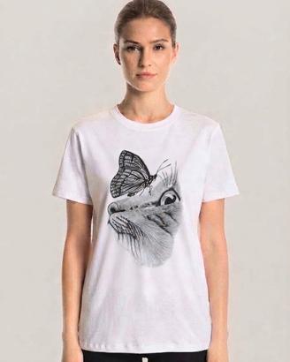 T-shirt gatto