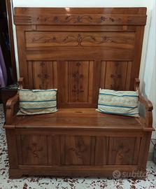 Cassapanca Liberty in noce