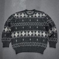 Maglione Vintage Oversize a Rombi