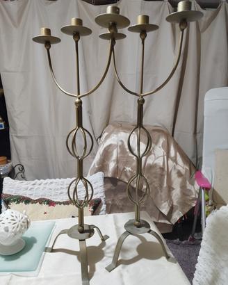 Coppia candelabri