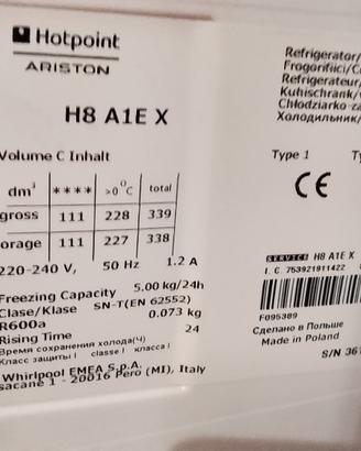Ricambi originali Hotpoint Ariston H8