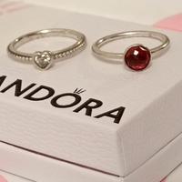 Pandora set di 2 anelli 