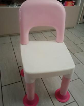 sedia plastica bambini 
