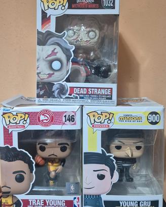 Lotto 3 Funko Pop! - Dead Strange 1032, Trae Young