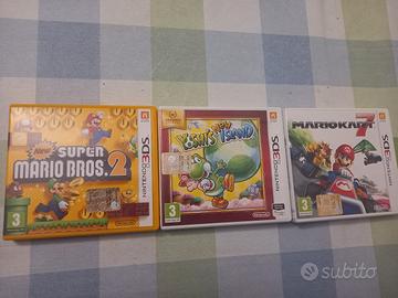 lotto 3 giochi nintendo 3ds Mario e Yoshi’s 