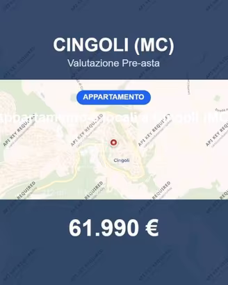 Immobile in asta di 112 m² a Cingoli
