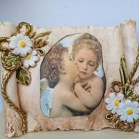 Soprammobile quadretto angeli